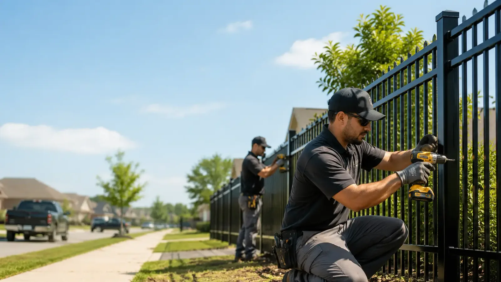 Metal Fence Installation in Kent, OH